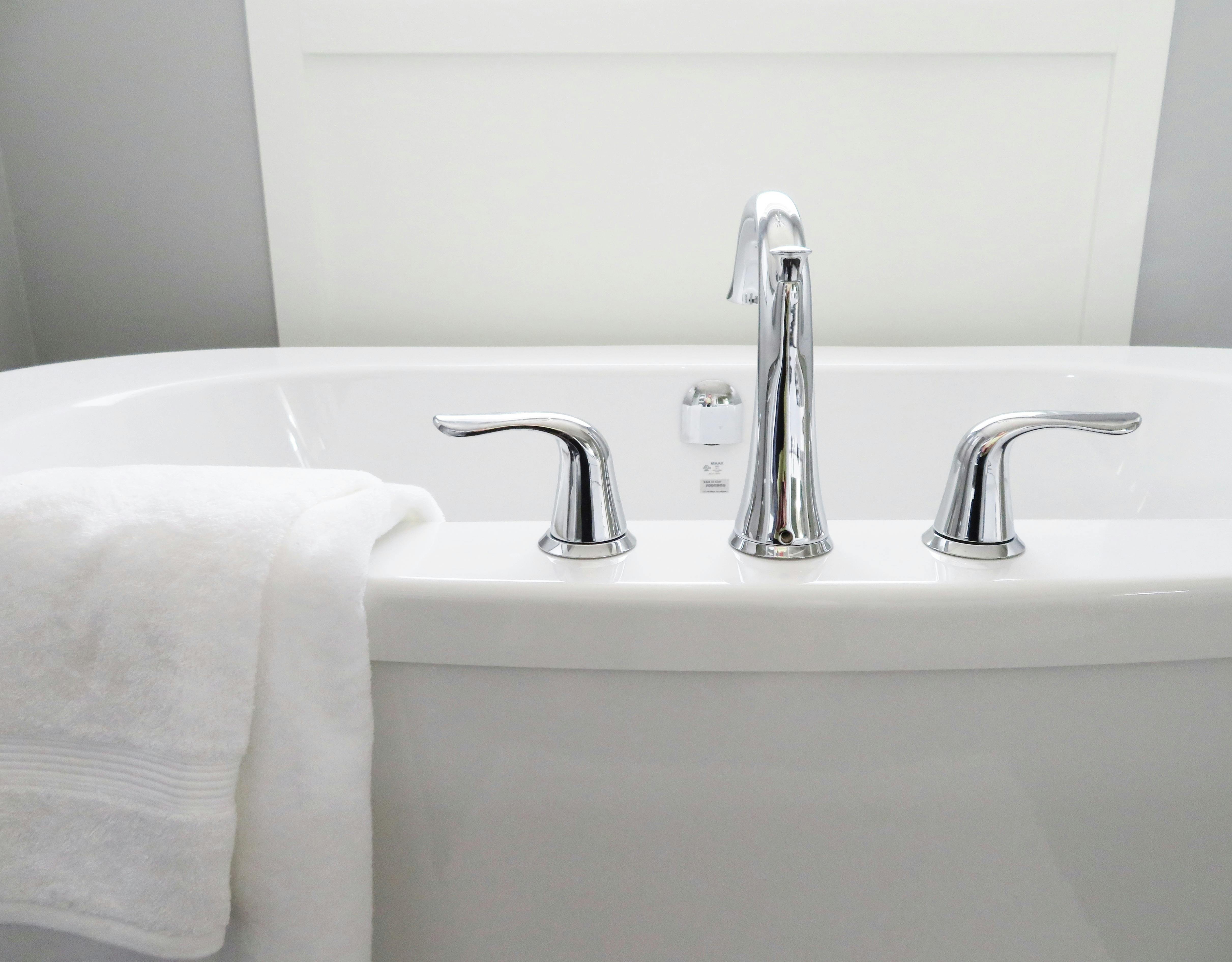 Clean bathroom after service